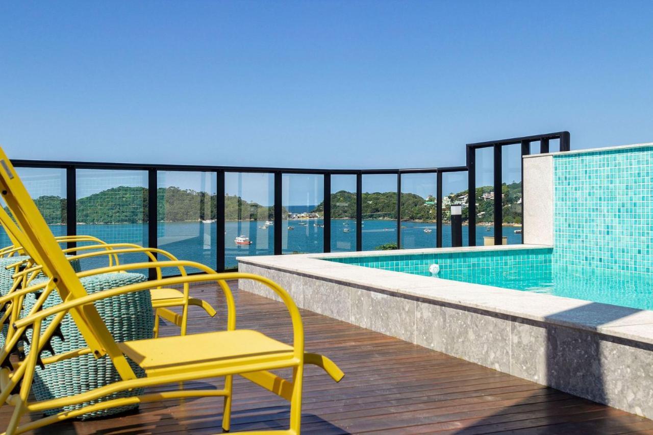 Aion Suites 302 - Lindo Apartamento Com Vista Para O Mar, A 60M Da Praia De Bombinhas, Com Piscina E Academia No Rooftop. ภายนอก รูปภาพ