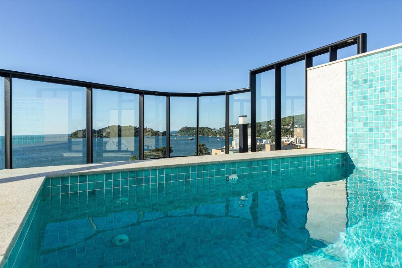 Aion Suites 302 - Lindo Apartamento Com Vista Para O Mar, A 60M Da Praia De Bombinhas, Com Piscina E Academia No Rooftop. ภายนอก รูปภาพ