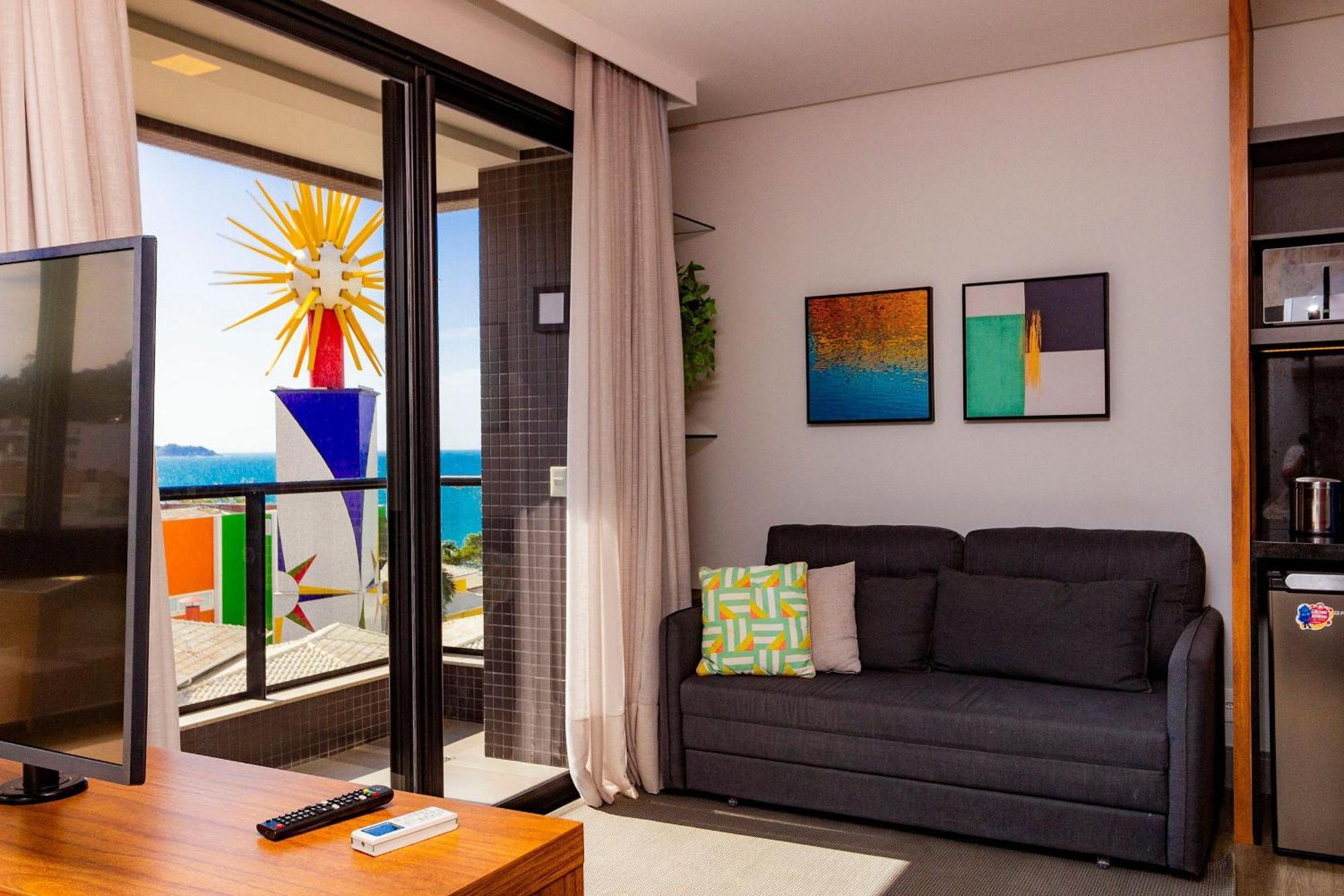 Aion Suites 302 - Lindo Apartamento Com Vista Para O Mar, A 60M Da Praia De Bombinhas, Com Piscina E Academia No Rooftop. ภายนอก รูปภาพ