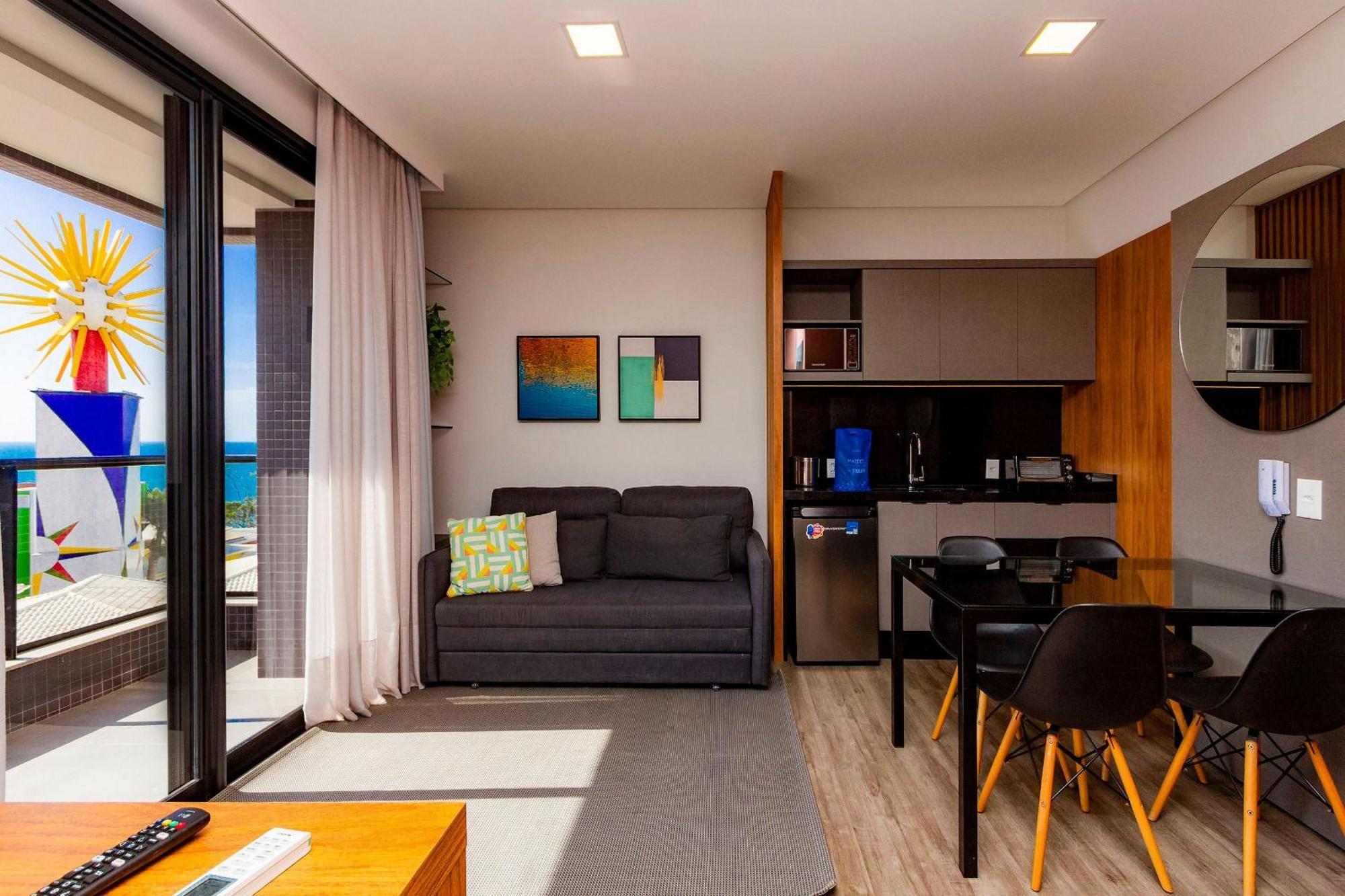 Aion Suites 302 - Lindo Apartamento Com Vista Para O Mar, A 60M Da Praia De Bombinhas, Com Piscina E Academia No Rooftop. ภายนอก รูปภาพ