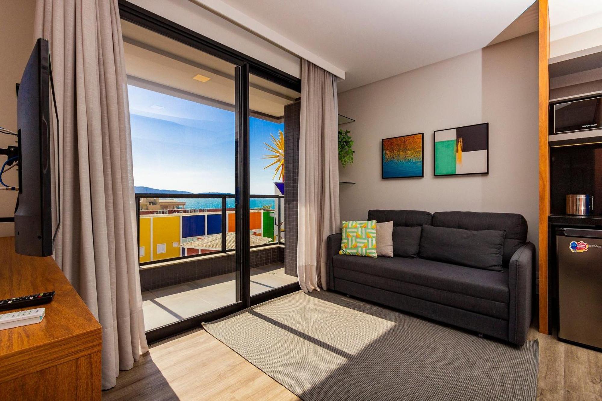 Aion Suites 302 - Lindo Apartamento Com Vista Para O Mar, A 60M Da Praia De Bombinhas, Com Piscina E Academia No Rooftop. ภายนอก รูปภาพ