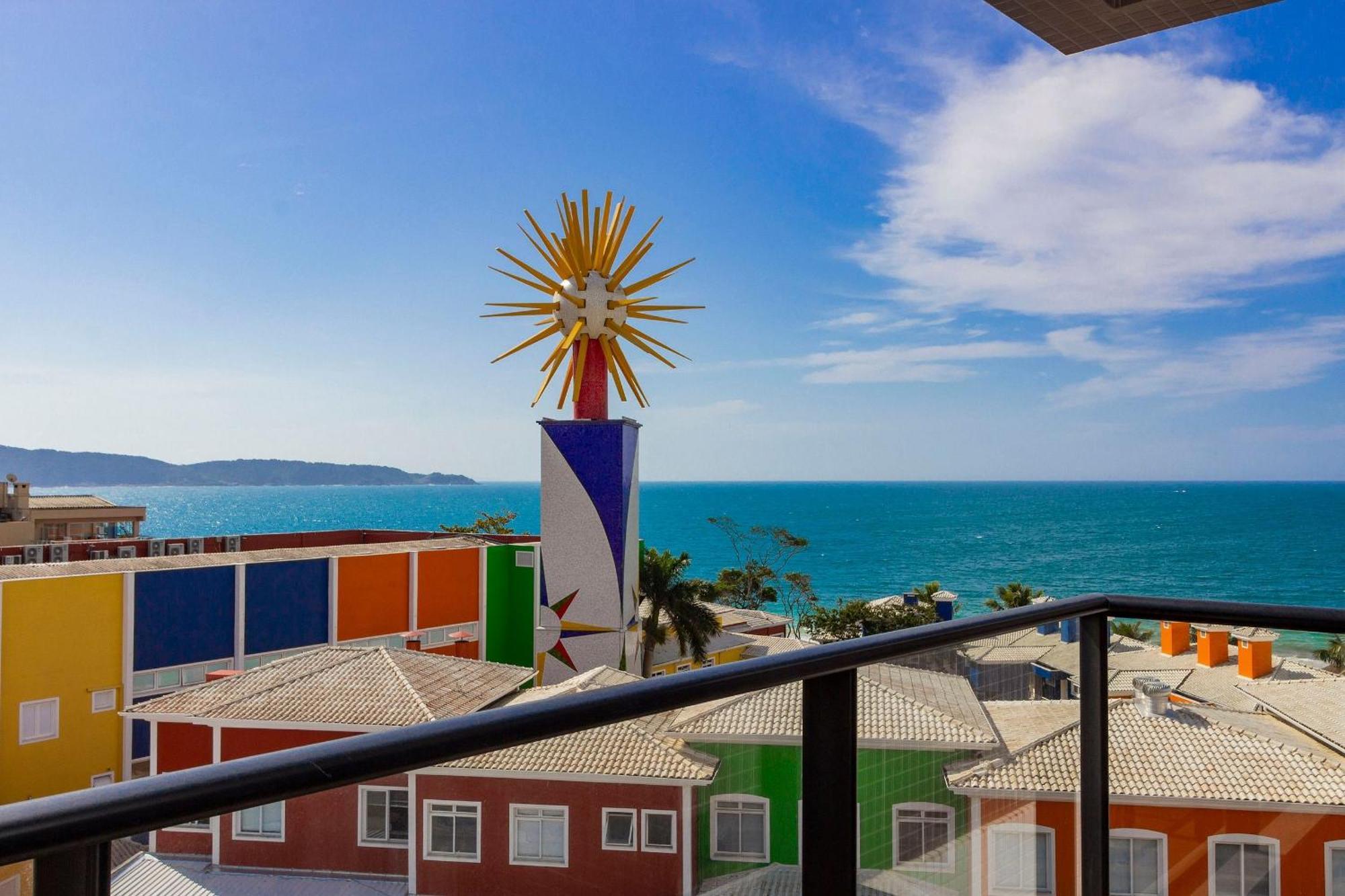 Aion Suites 302 - Lindo Apartamento Com Vista Para O Mar, A 60M Da Praia De Bombinhas, Com Piscina E Academia No Rooftop. ภายนอก รูปภาพ